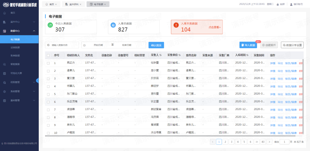 电子数据取证,电子数据取证厂商,手机取证,数据恢复,视频取证,数据库取证